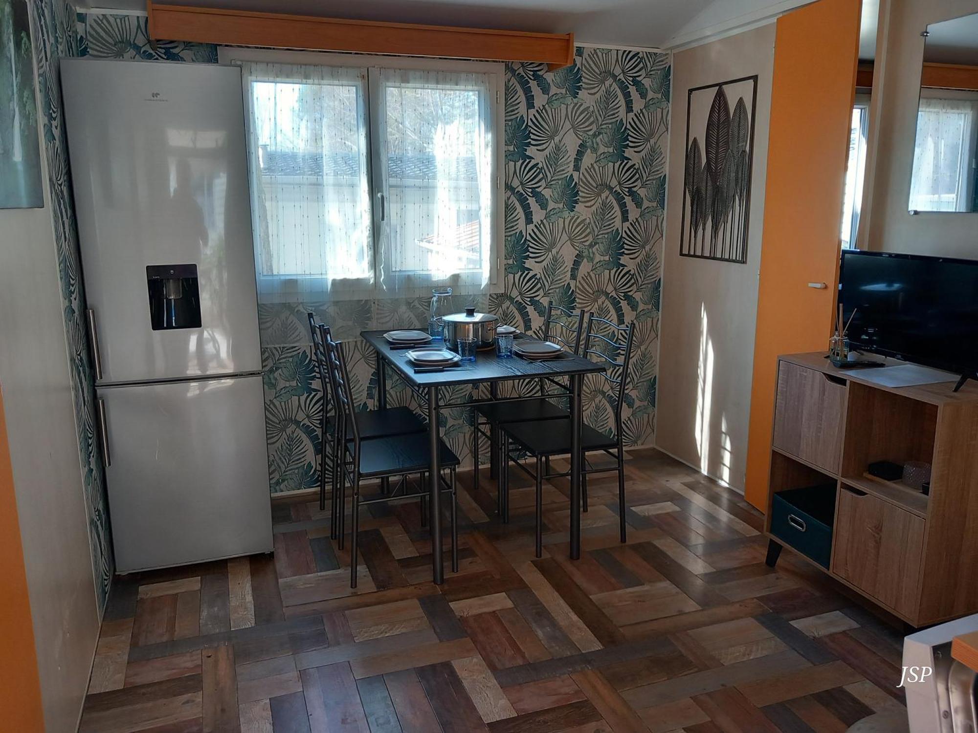 Mobilhome Les Volets Bleus Vaudreuille Extérieur photo
